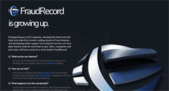 Desktop Screenshot of fraudrecord.com